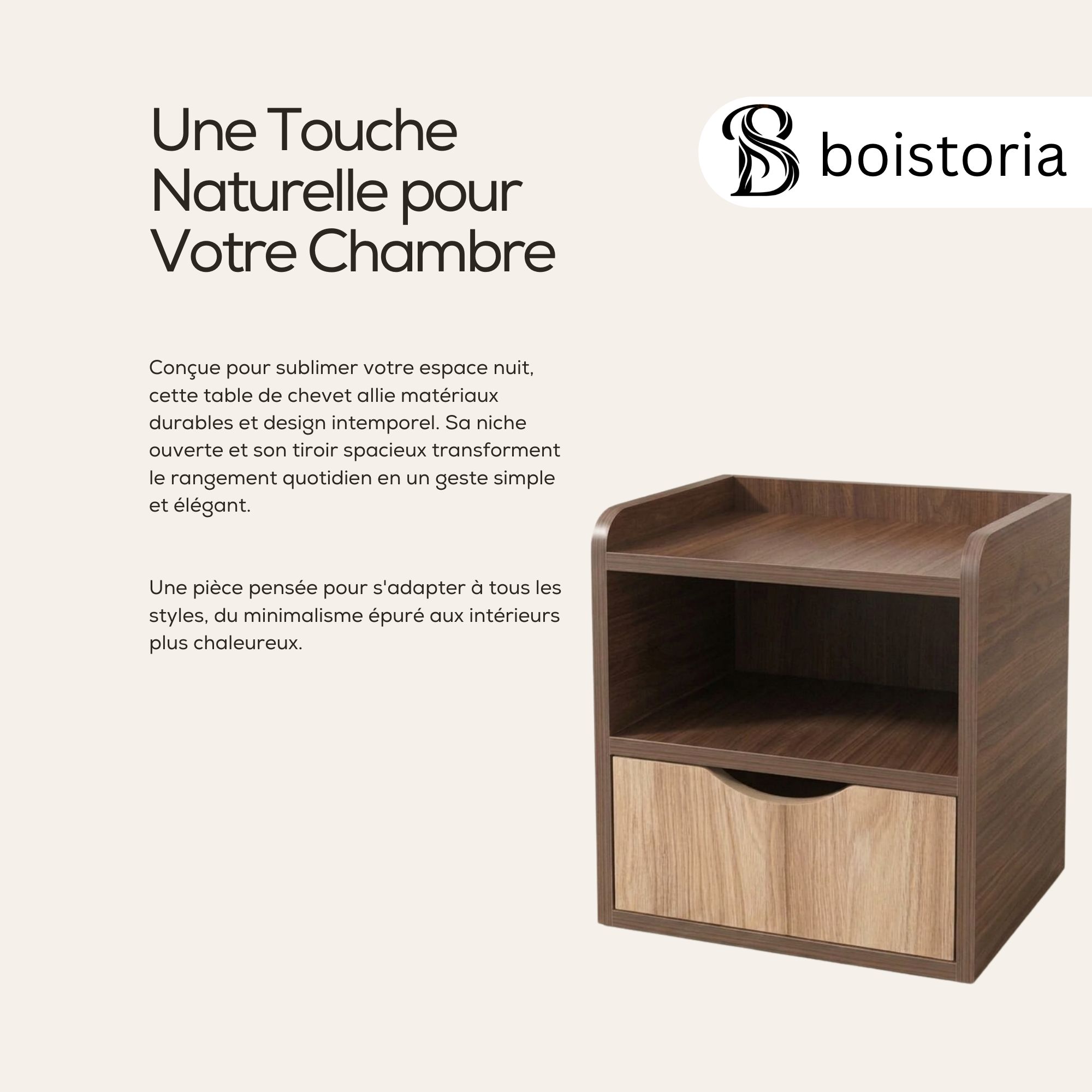 Étagère murale luna en mdf